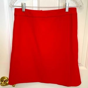 Halogen red mini skirt size 4 Petite